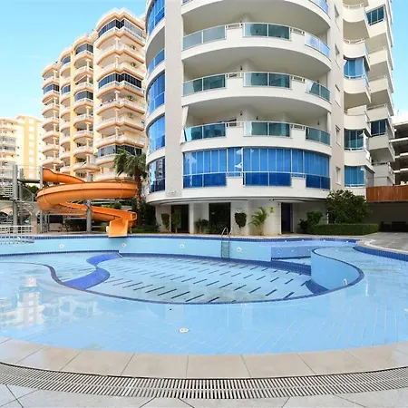 Yekta Atrium Two-room For Rent Just 350 Meters From The Sea In Mahmutlar, Comfortable Living By The Coast Apartament